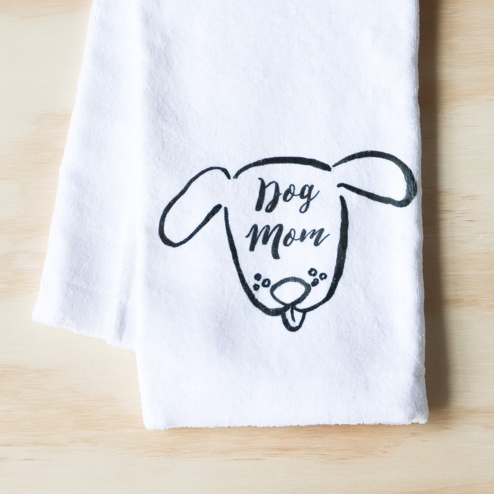 Sketchy Dog Mom Tea Towel ANI0037TT