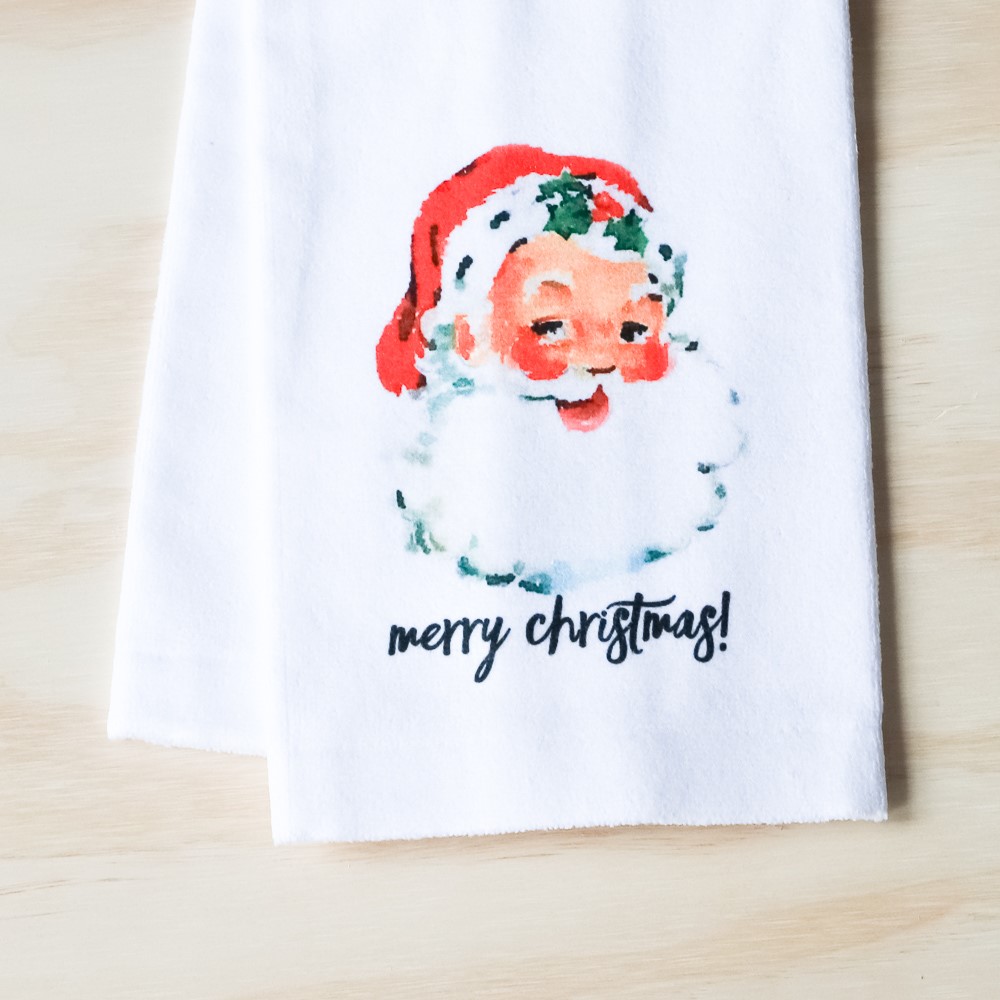 Vintage Santa Tea Towel CHR0007TT