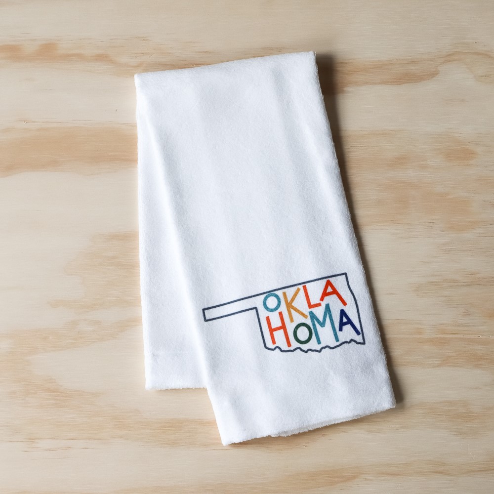 Multi Letter Pressed State Tea Towel STE0126TT