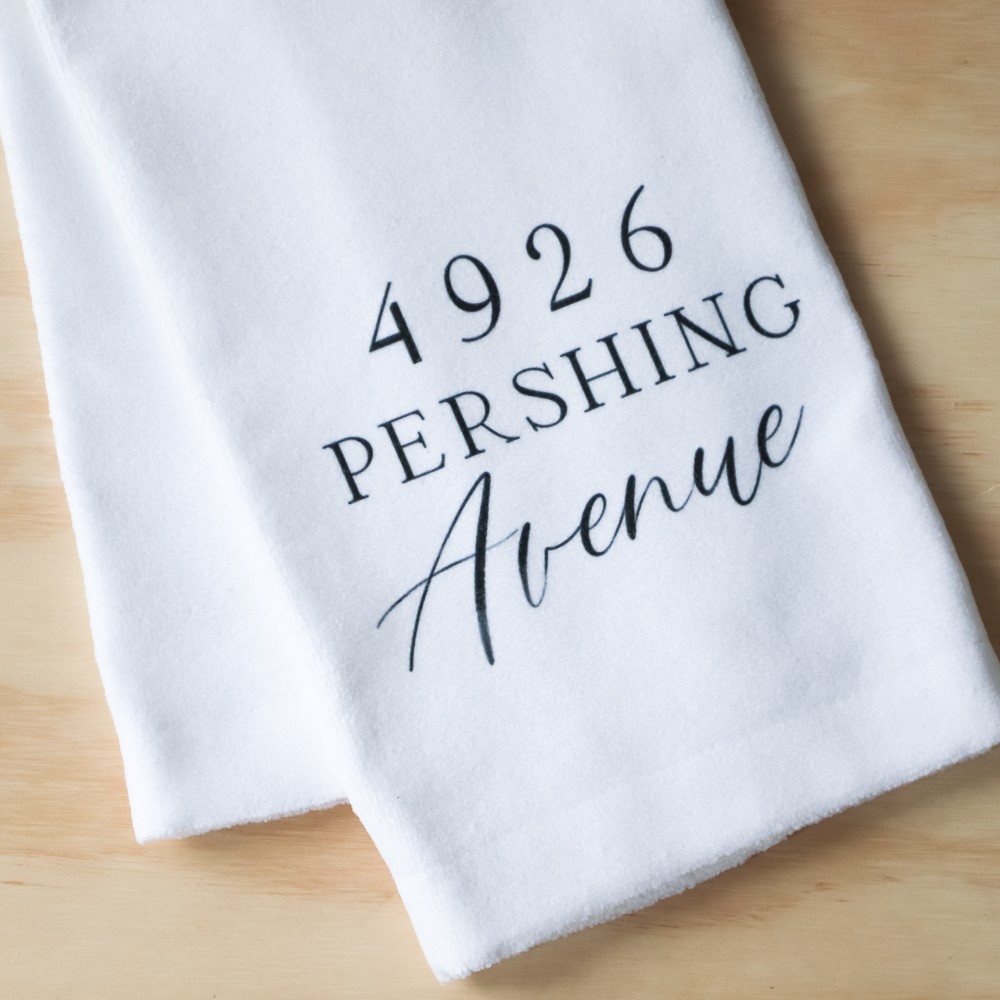 Address Tea Towel STE0154TT