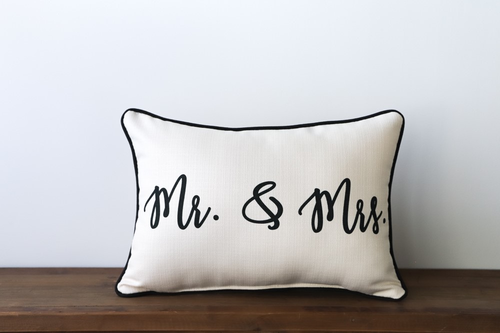Mr and mrs pillow covers deals