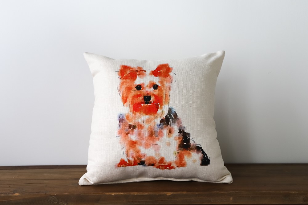 Yorkie Pillow DOG0009
