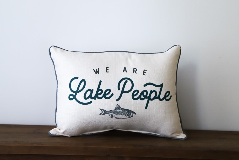 We are Lake People Pillow TXT0648
