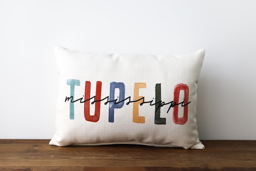 Earth Tones City/State Poster Pillow STE0114
