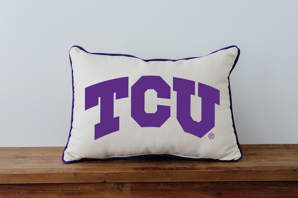 TCU Primary Logo Pillow TCU0007