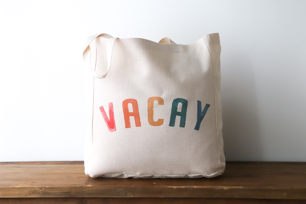 Party City Always on Vacay Vinyl Tote Bag