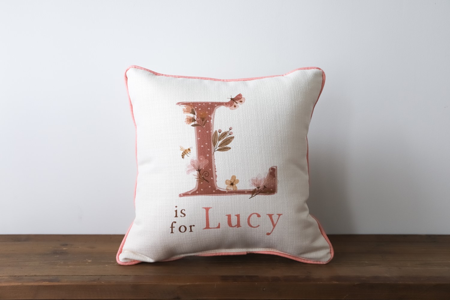 Critter Initial Girl Pillow CHI0138