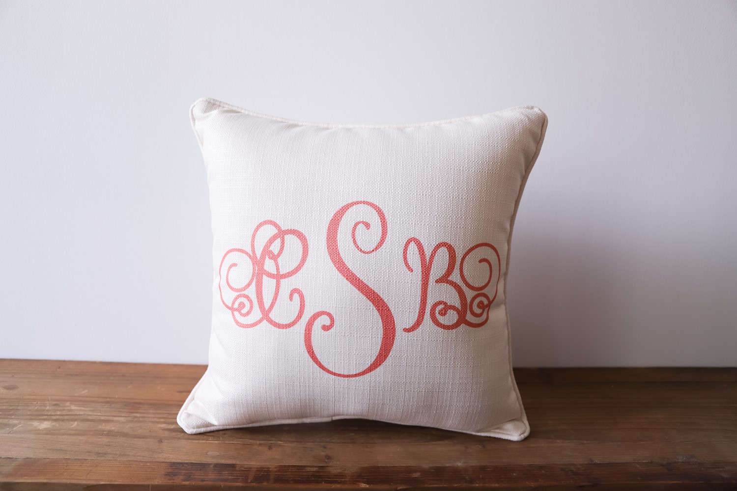 Monogram Pillow Covers, Monogram Throw Pillow, Monogram Lumbar Pillow