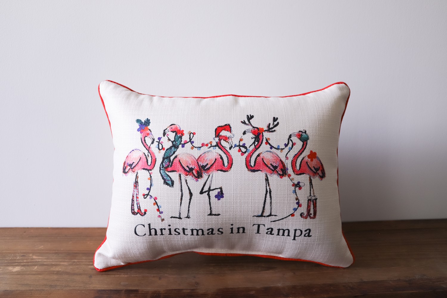 Christmas pillows pink sale
