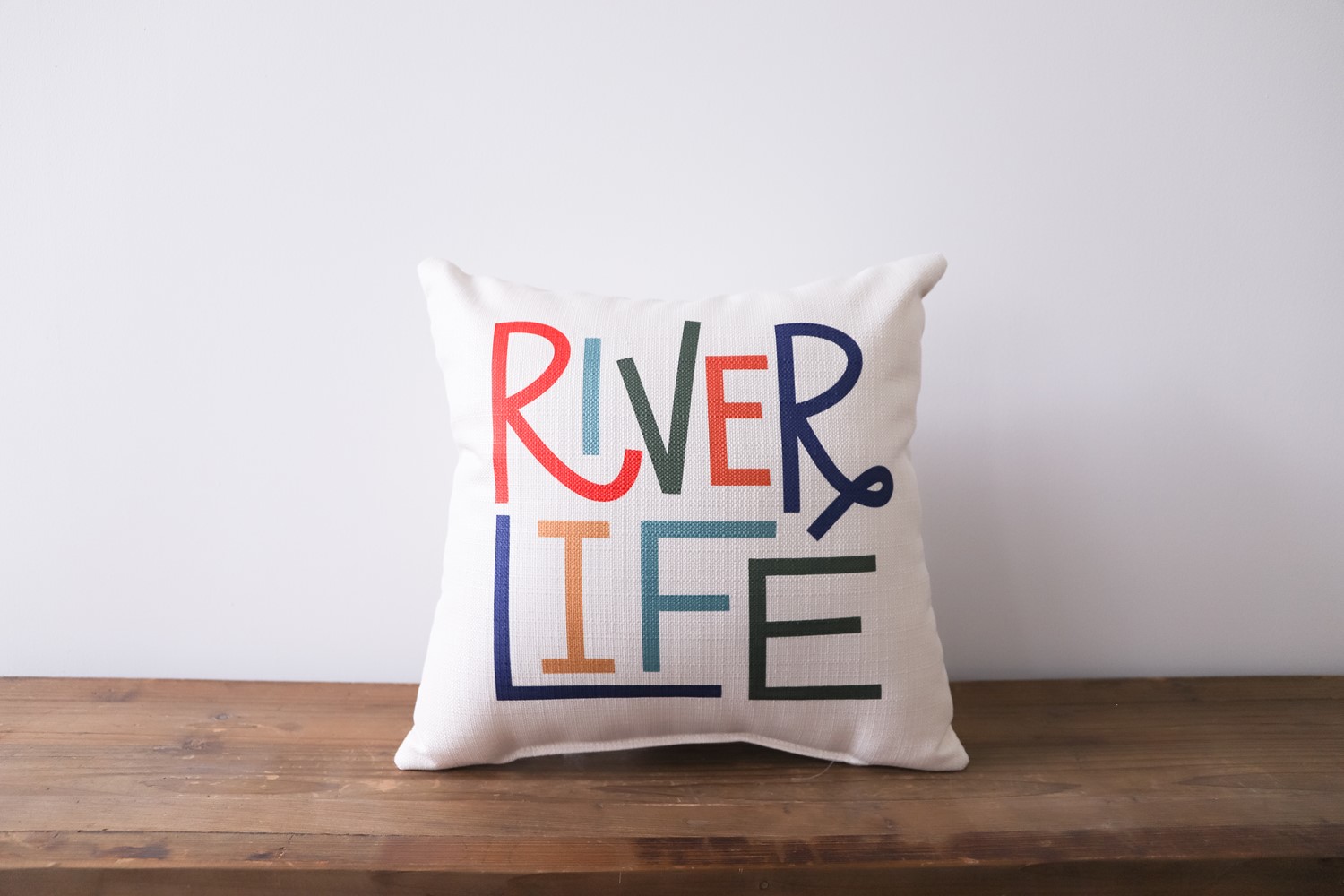 River Life Pillow TXT0819