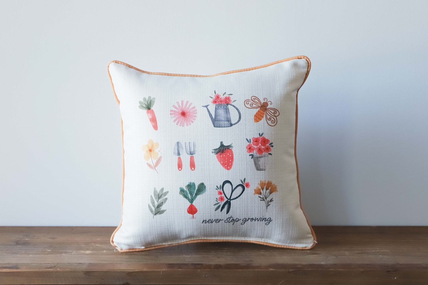 Never Stop Growing Pillow TXT0833