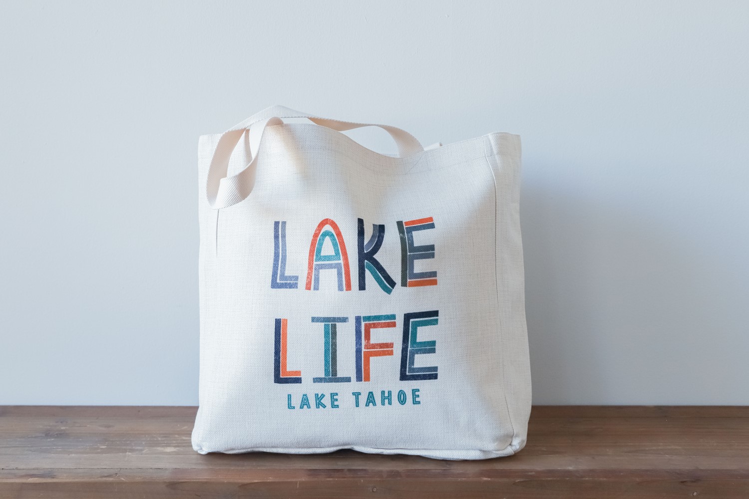 Lake Canvas Tote