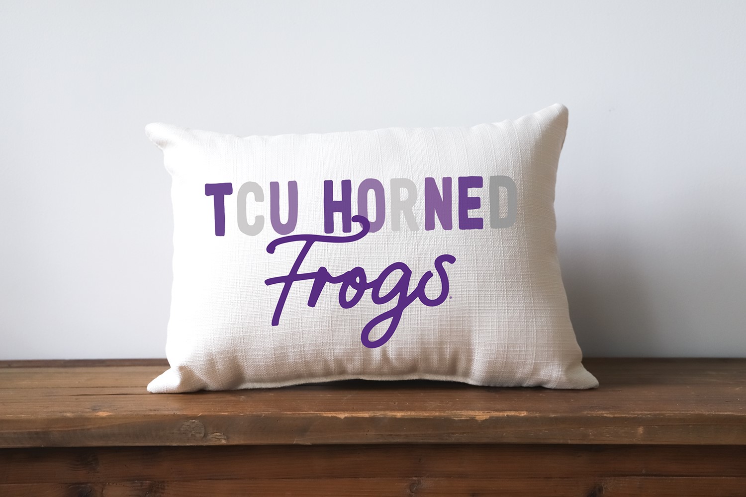 TCU Collegiate Tones Pillow TCU0012