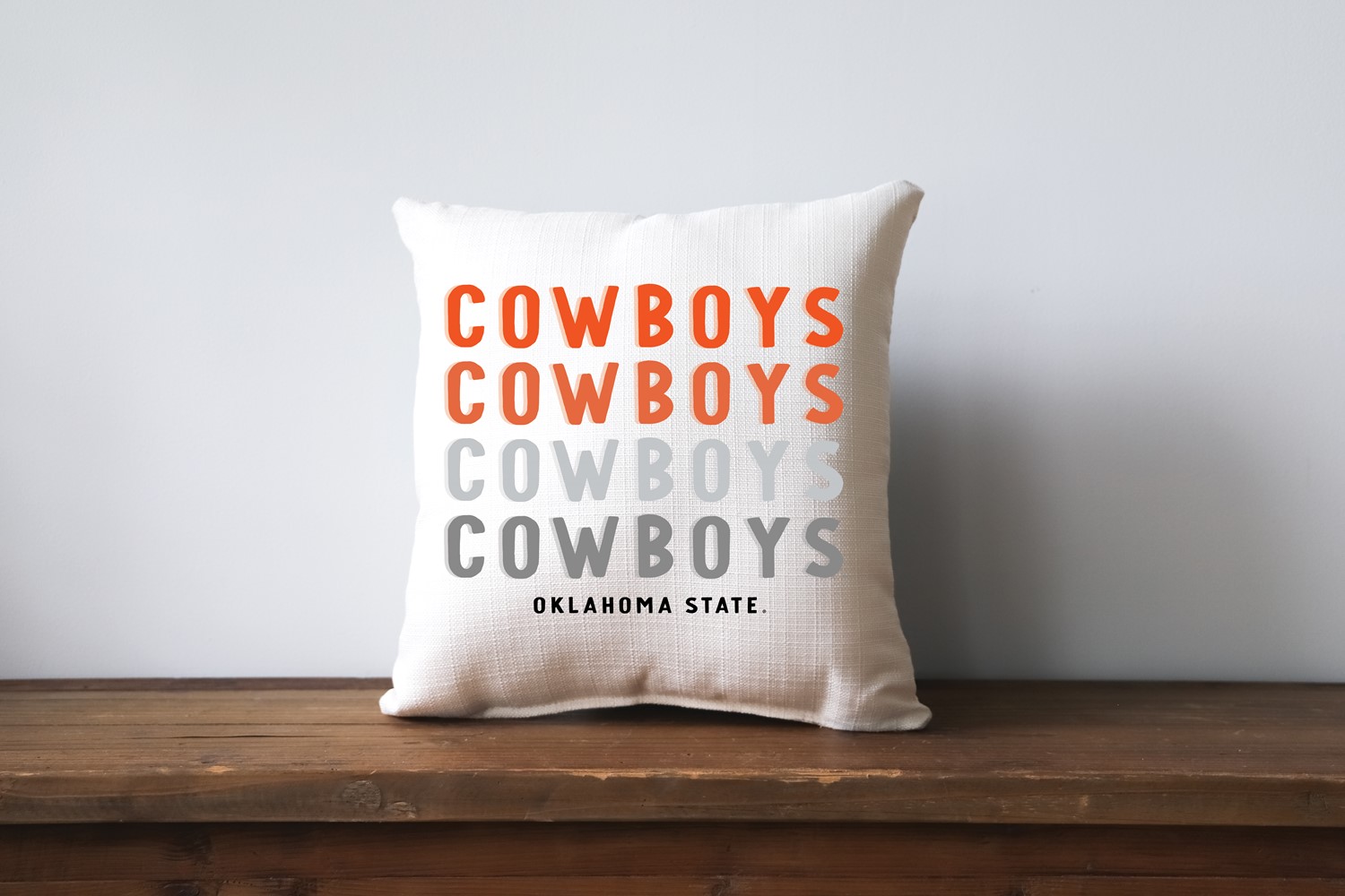 OSU Mascot Gradient Pillow OSU0013
