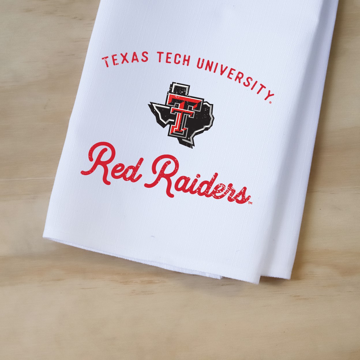 Vintage Texas Tech Red Raiders Tea Towel TECH0003TT