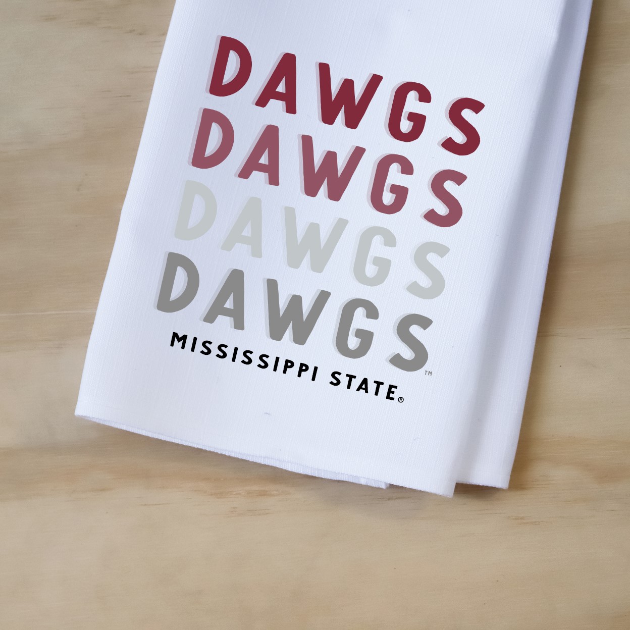 Mascot Gradient MSU Tea Towel MSU0144TT