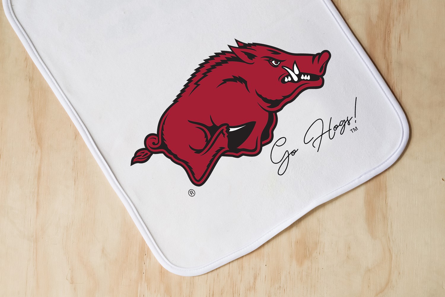 University of Arkansas Razorback Burp Cloth ARK0001BC