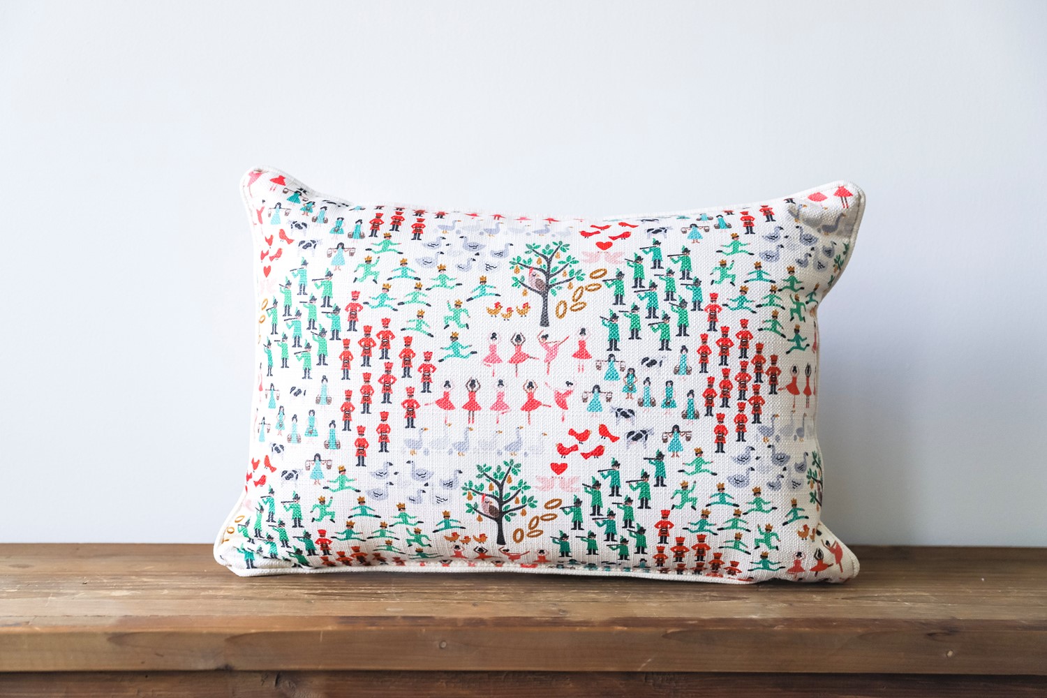 Woodland Deer Christmas Pillow | Little Birdie