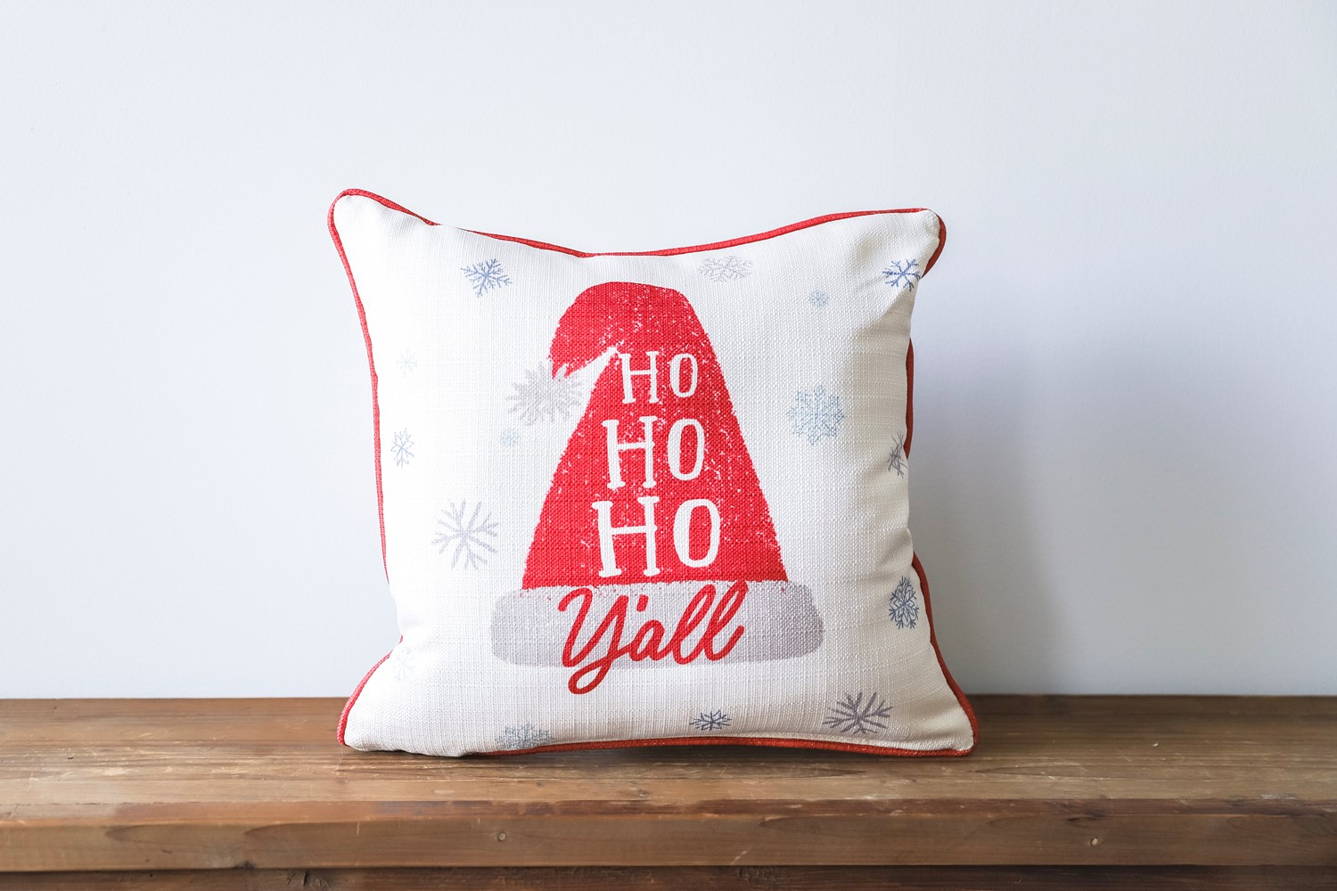 Ho Ho Ho Yall Santa Hat Pillow CHR0225