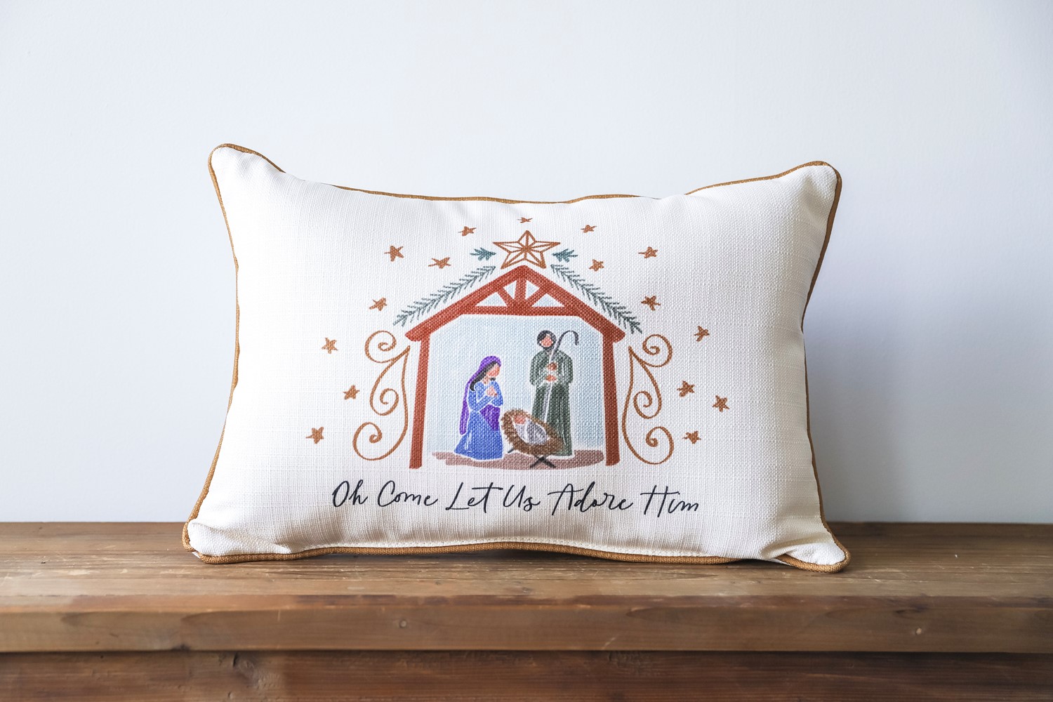 Nativity Scene Christmas Pillow – AbbyKate Home