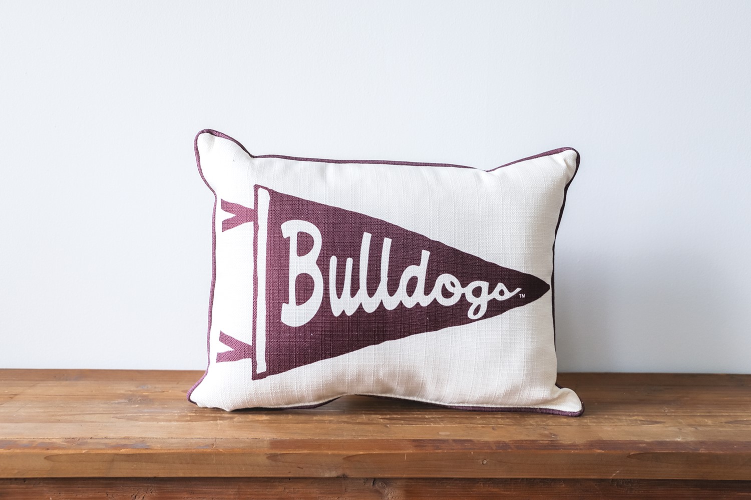 MSU Bulldogs Pennant Pillow MSU0165