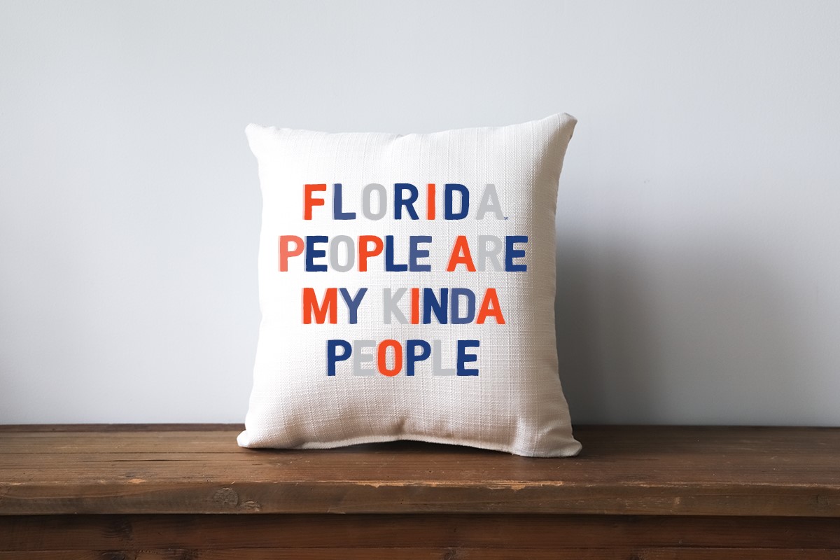 Florida People My Kinda People Pillow UF0009