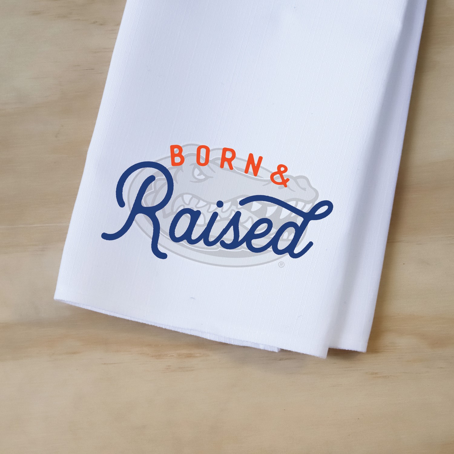 Florida Born & Raised Tea Towel UF0007TT