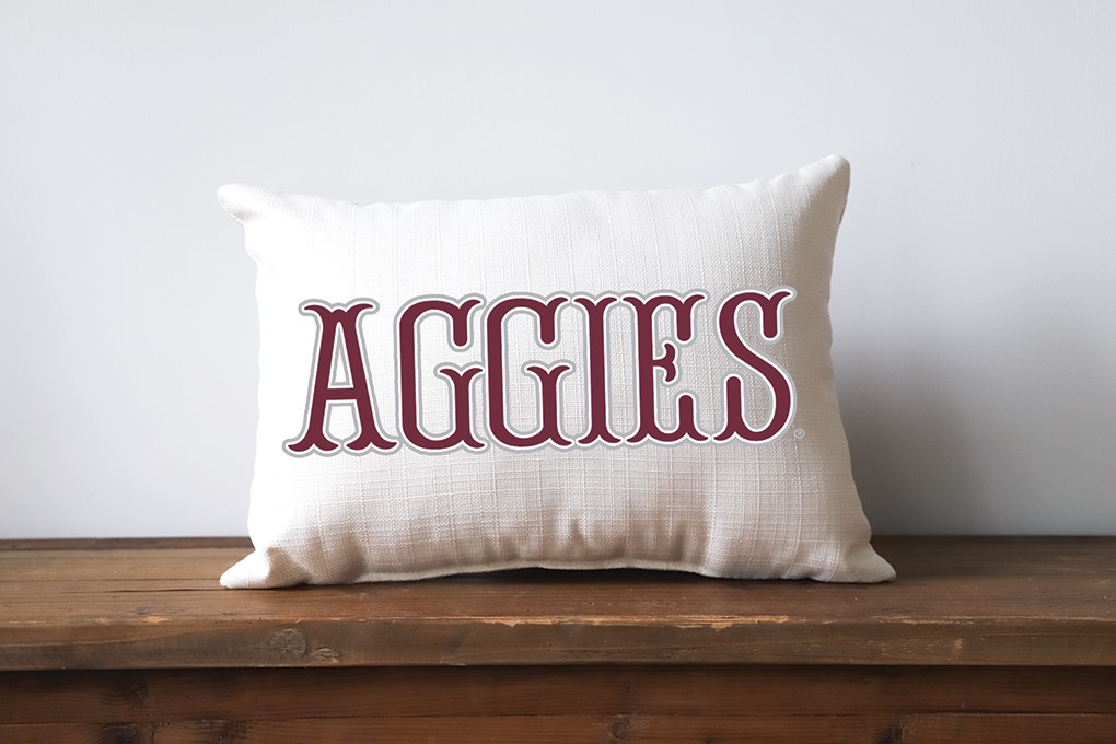 Traditional Aggies Maroon  Pillow TAM0032