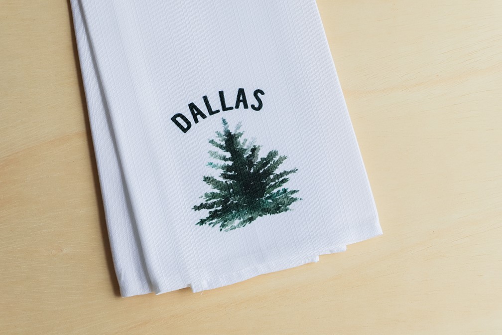 Name Drop Tree Tea Towel STE0732TT