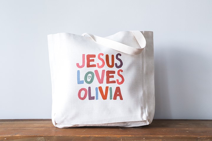 Jesus Loves Me Tote Bag Jesus Loves Me Tote Bag