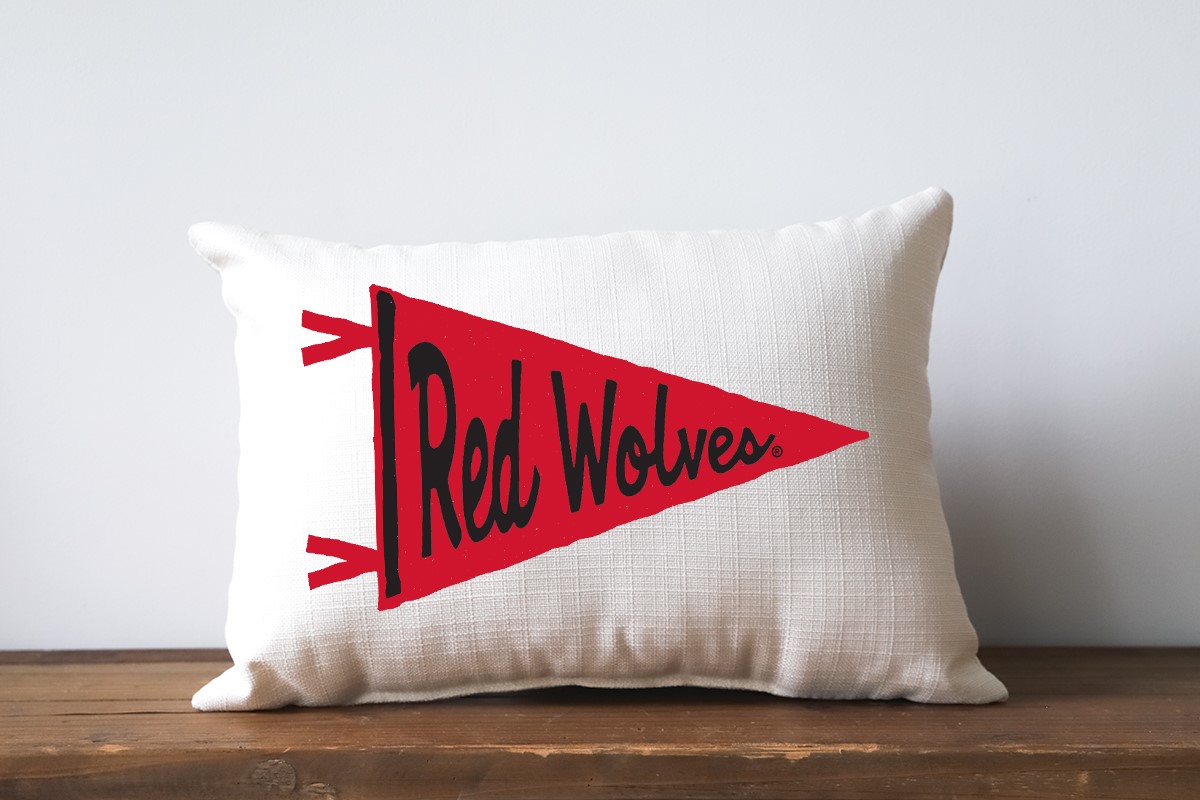 Arkansas State Red Wolves Pennant Pillow ASU0003