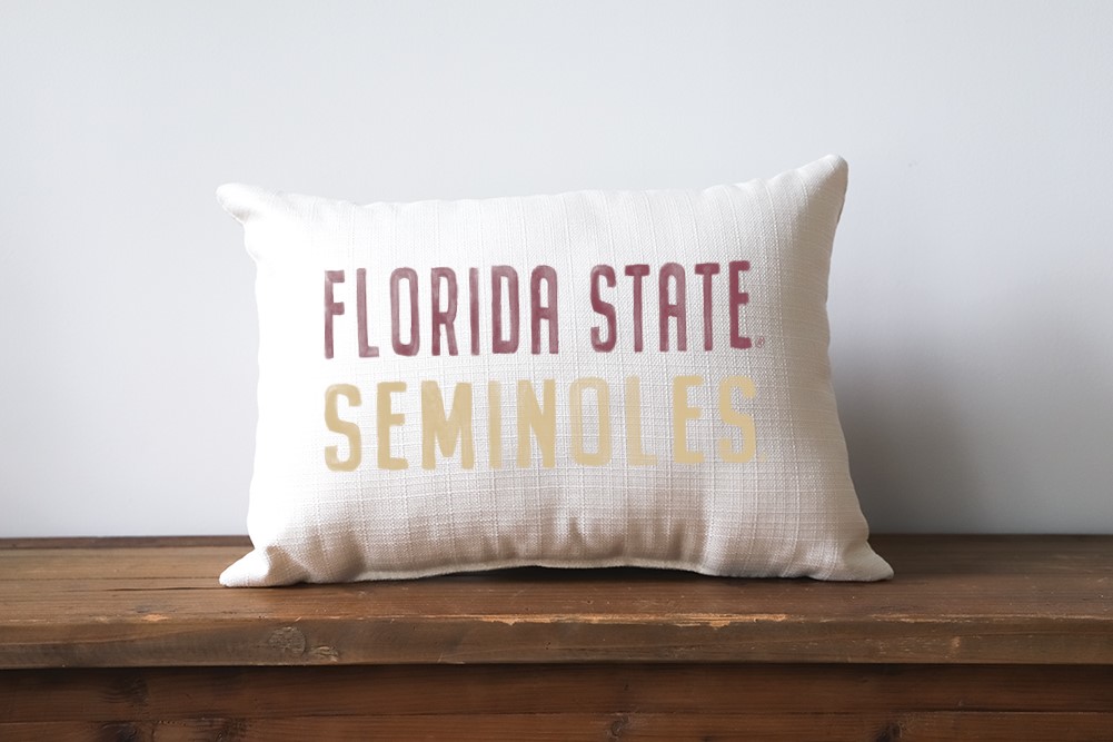 Florida State Poster Mascot Pillow FSU0003