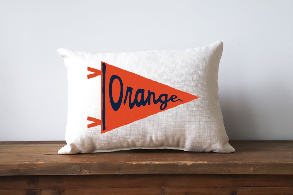 Syracuse Orange Pennant Pillow SU0012