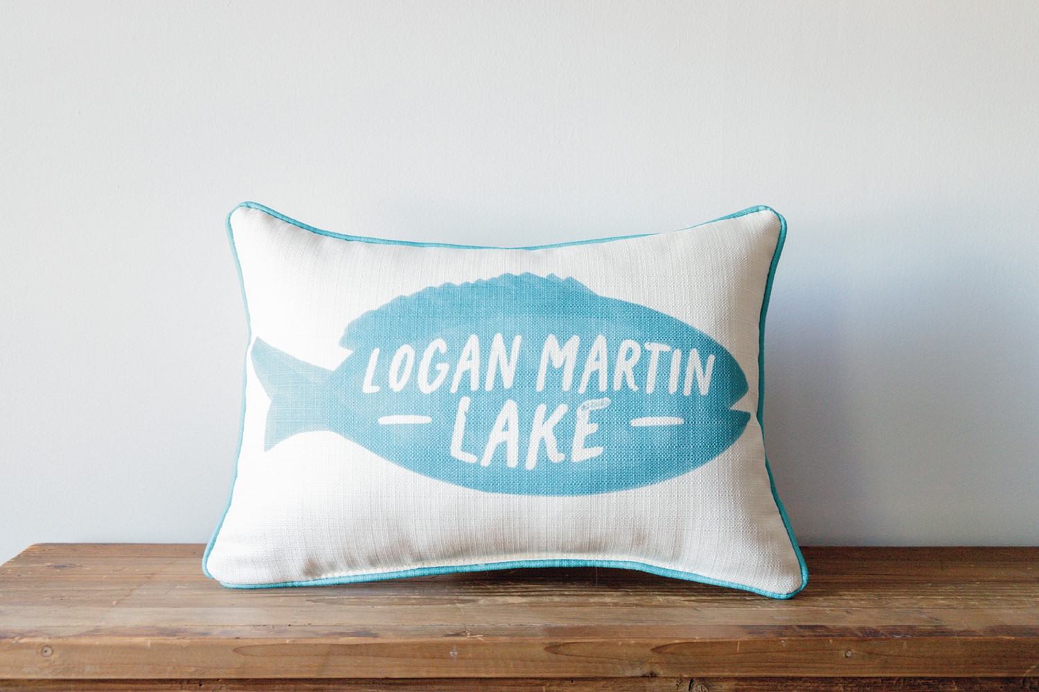 Fish Silhouette Pillow SEA0048
