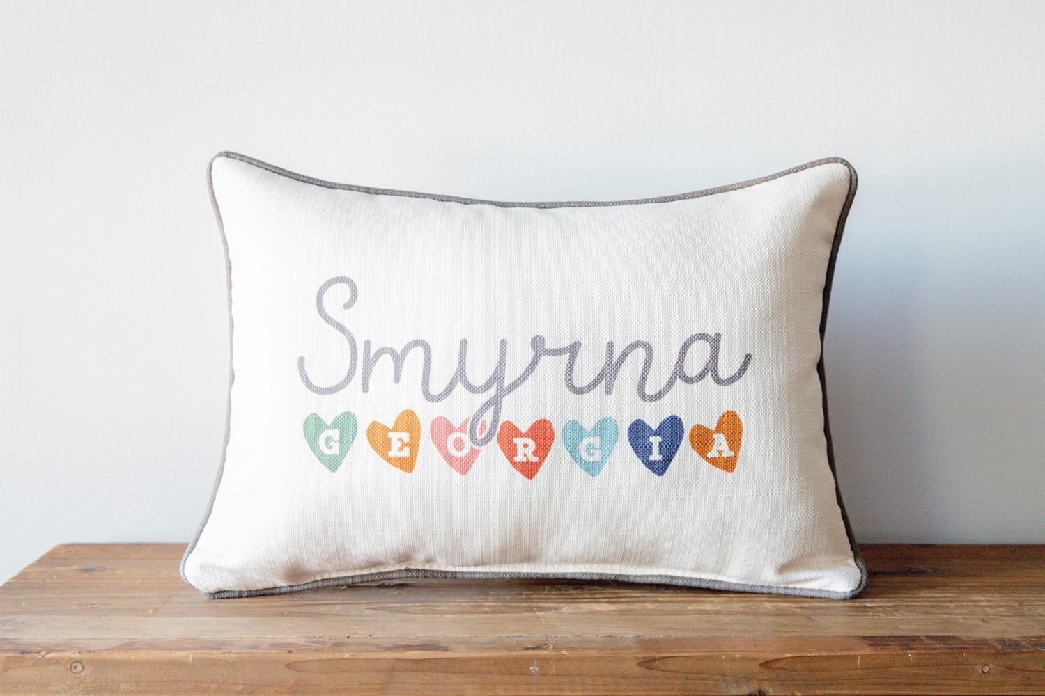 Lovey City State Pillow STE0746
