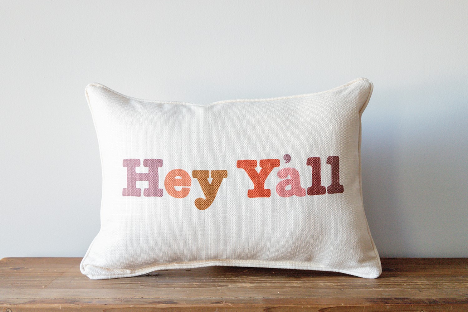 Hey Y'all Multi Pillow TXT0950