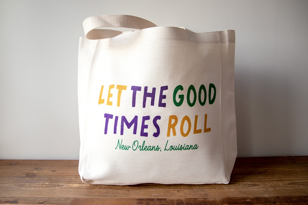 Let the Good Times Roll Tote TXT0953BAG
