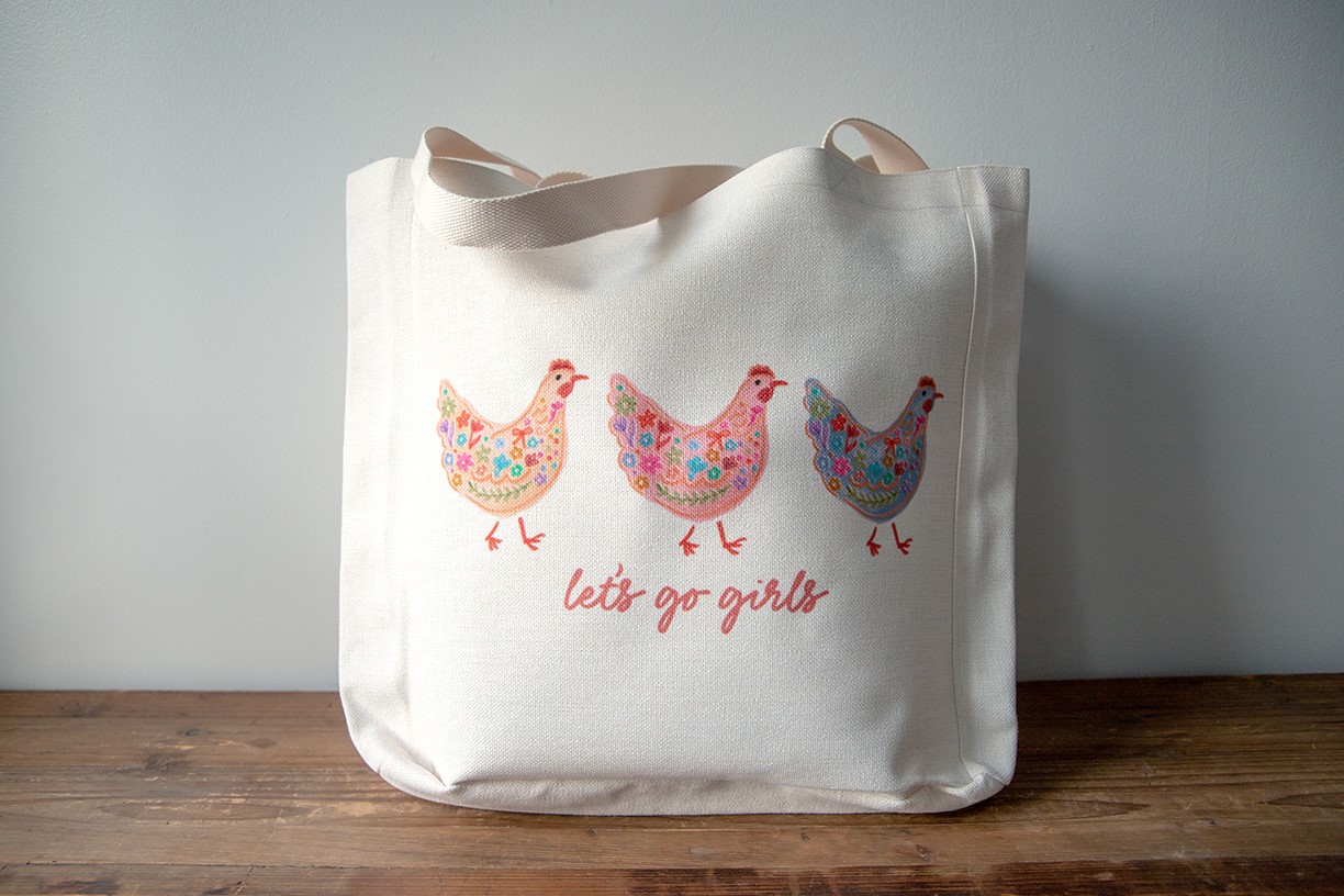 Let's Go Girls Tote Bag