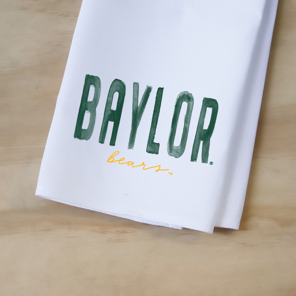 Baylor Collegiate Poster Tea Towel BU0005TT