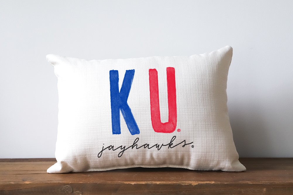 Kansas KU Poster Tones Pillow KU0003