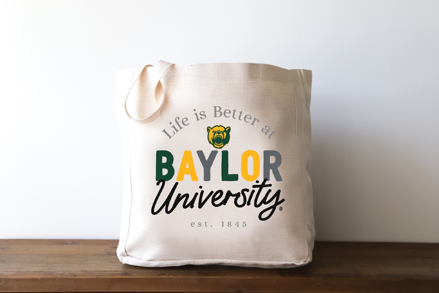 Baylor Life is Better Collegiate Tote BU0020BAG