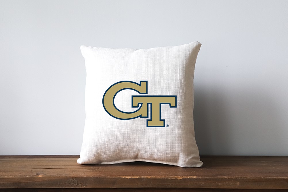 Georgia Tech Primary Logo Pillow GT0001