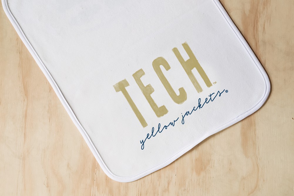 Georgia Tech Poster Tones Burp Cloth GT0004BC