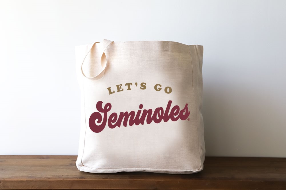 Florida State Let's Go Mascot Tote FSU0008BAG