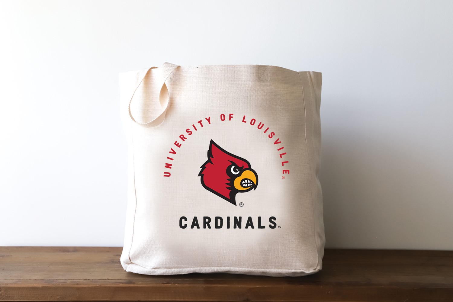 Louisville Collegiate Team Arched Tote | Little Birdie