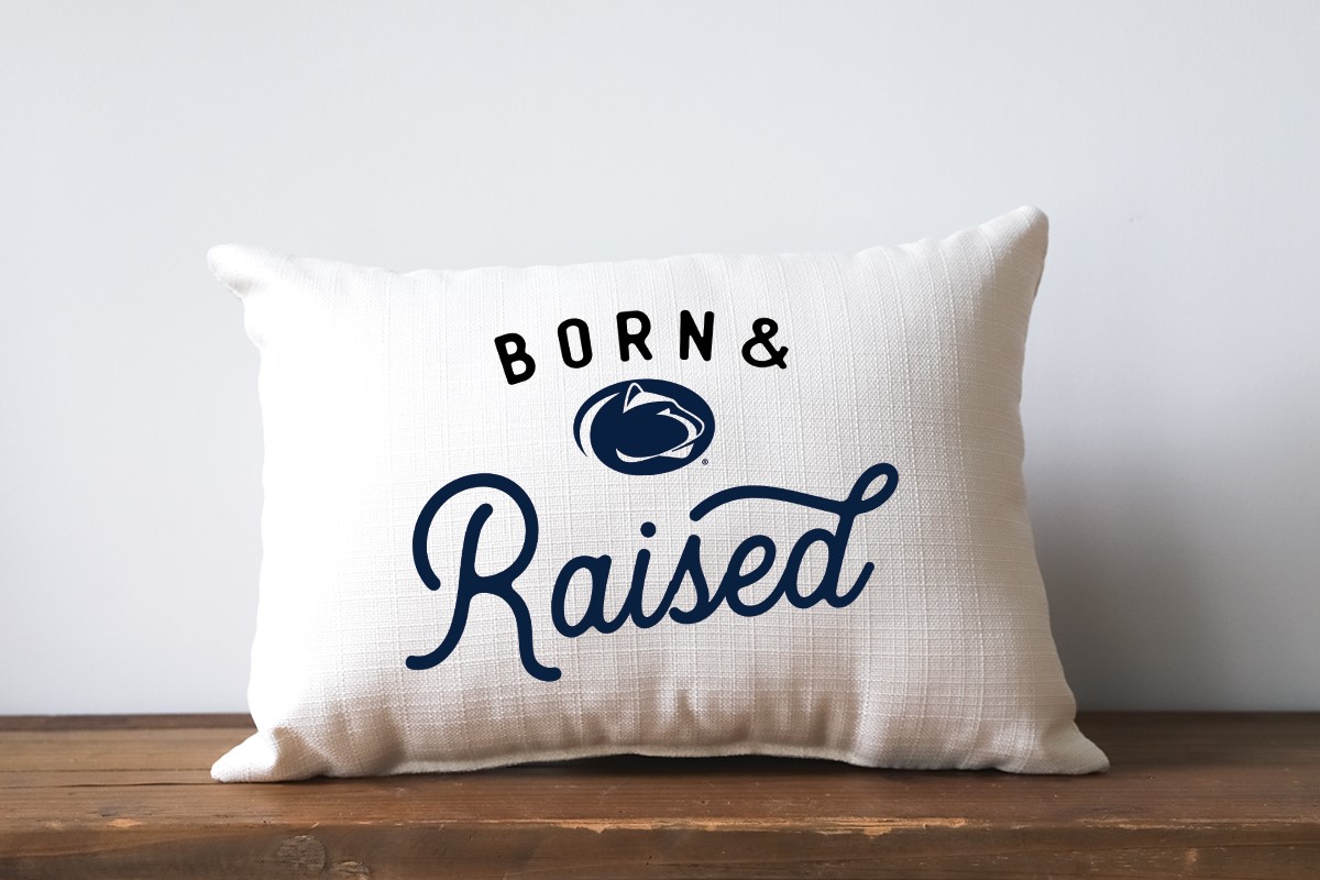 Penn State Born & Raised Pillow PSU0018
