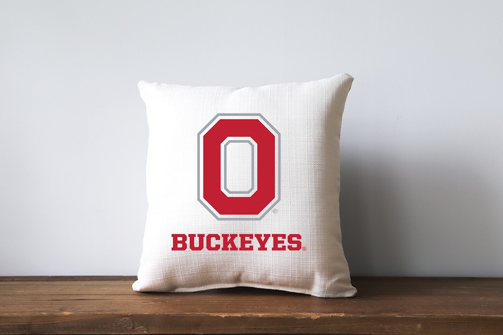 Ohio State Block O Buckeyes Pillow OHST0002