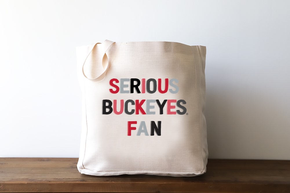 Ohio State Serious Buckeyes Fan Tote OHST0022BAG