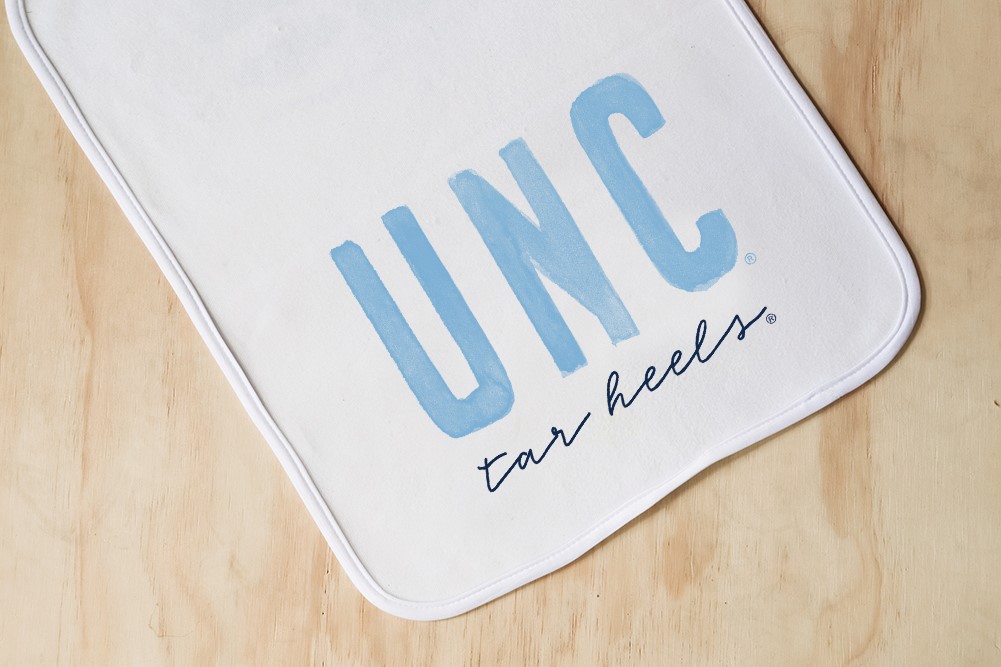 North Carolina Collegiate Poster Burp Cloth UNC0006BC