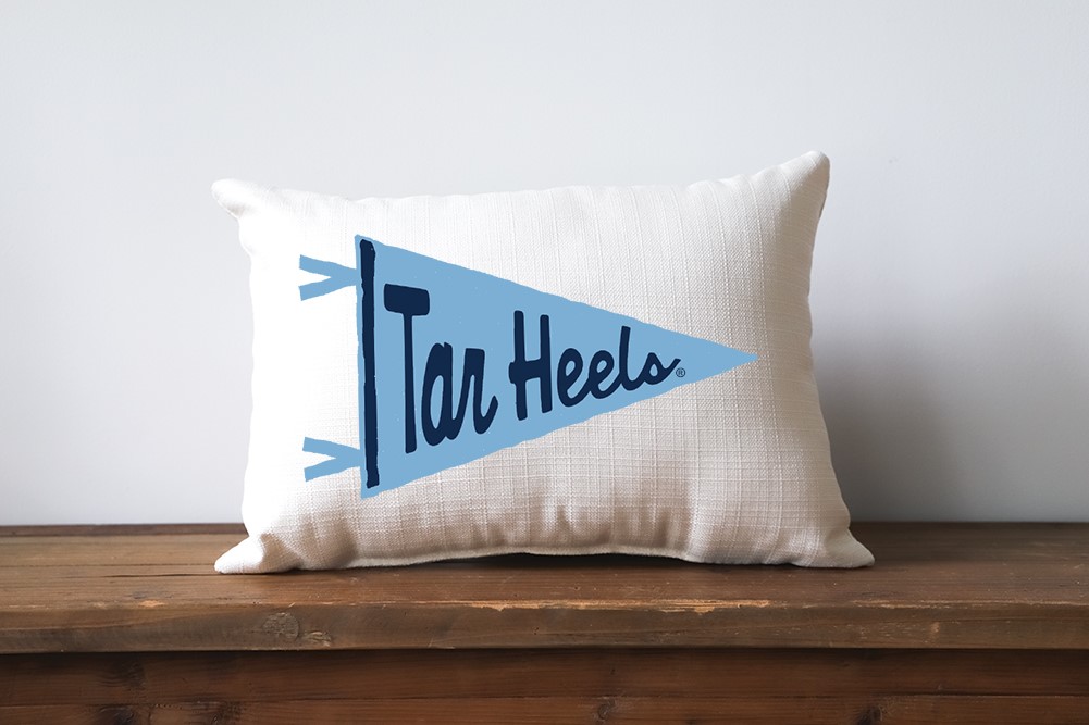 North Carolina Tar Heels Pennant Pillow UNC0008